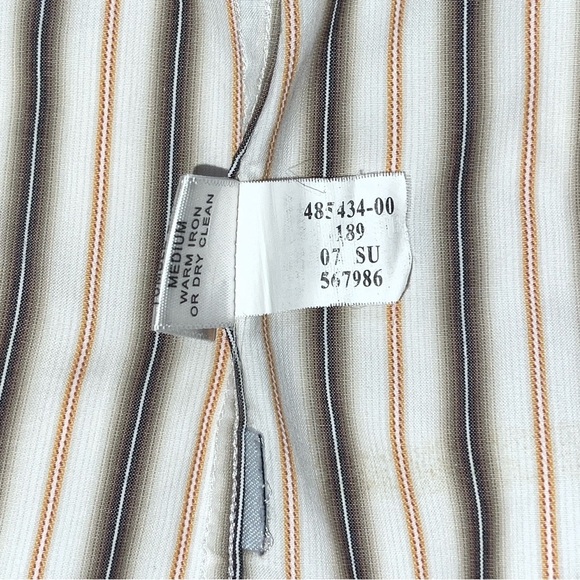 Banana Republic Men’s Fitted Dress Shirt Size M 15-15.5 Woven in Italy - Picture 6 of 12